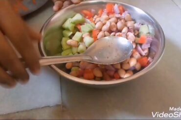 Peanut chat /healthy recipe// పల్లీల చాట్  తెలుగులో