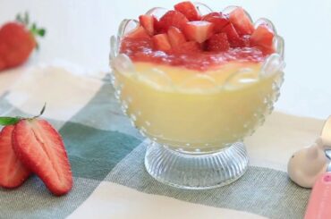 child healthy food: Strawberry Rice Pudding 04