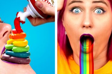 9 Amazing Rainbow Treat Recipes! Rainbow & Unicorn Themed Food Ideas