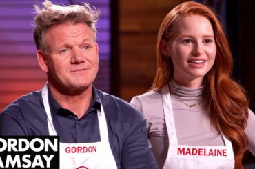 Gordon Ramsay vs Madelaine Petsch In VEGAN MASTERCHEF COOK OFF!