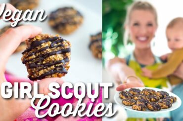 Easy Vegan Girl Scout Cookies: 6-Ingredient Caramel Delites