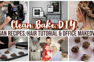 DECORATE WITH ME, CLEAN WITH ME + NEW VEGAN RECIPES | CHANNON ROSE