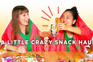 Taste Testing Japanese AUTUMN Snacks! (IN A WEIRD WAY...)