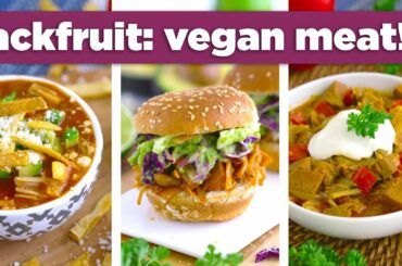 Healthy Jackfruit Recipes - Vegan Pulled Pork, Curry & Tortilla Soup!? - Mind Over Munch