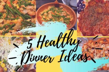 5 Healthy Dinner Ideas For Weight Loss| How to Lose Weight + Stomach Fat FAST