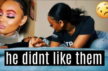 I DYED MY EYEBROWS PRANK ON BOYFRIEND (he didn't like them) Kaylah Arnae