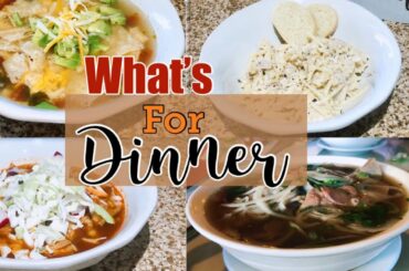 WHAT'S FOR DINNER | EASY DINNER IDEAS FOR A BUSY FAMILY | FALL INSPIRED |COLLAB
