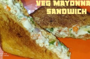 Veg Mayonnaise Sandwich Recipe|Veg Mayo Sandwich Recipe My Hobbies