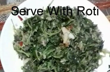 Green Bhaji ( Green Leafy vegetable) Healthy Recipe  by cook with Arshiya usman