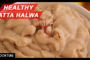 Healthy Atta Halwa Recipe | Healthy Atte Ka Halwa | Healthy Desserts | Stevia Desserts