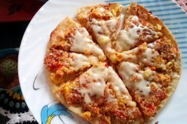 Roti Pizza | बची हुई रोटी से बनाये healthy thin crust pizza | Street food