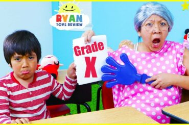 Ryan Pretend Play Learning Healthy Choices at School!!!