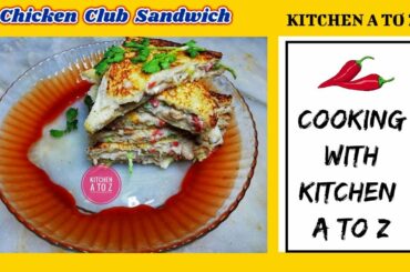 Fried chicken club sandwich | Chicken Club Sandwich Recipe Pakistani
