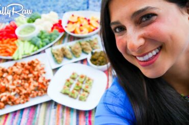 SUPER BOWL PARTY SNACKS! Healthy & Fun, Raw Vegan, Game Day Recipe Ideas!