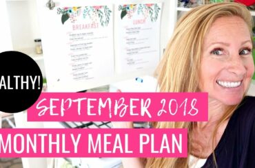 Whole30 HEALTHY Monthly Meal Plan on a Budget | Breakfast - Lunch - Dinner FREE PRINTABLE Meal Plan