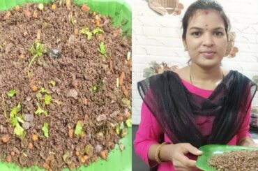 Ragi Upma Healthy Breakfast/Home Cooking In Tamil