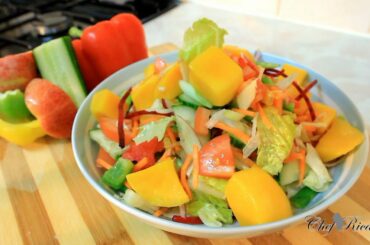 Fresh Home Made Mango Salad Recipes | Recipes By Chef Ricardo