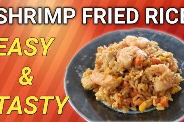 How to make SHRIMP FRIED RICE - Easy and healthy recipe!!
