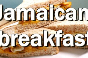 Jamaican Breakfast Fry Egg Fried Planting With Butter Bread 2017 | Recipes By Chef Ricardo