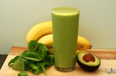 Avocado And Right Banana Smoothie In The Morning Weight Loss Drink | Recipes By Chef Ricardo