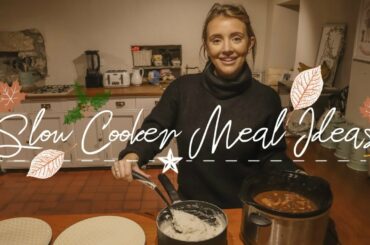 SLOW COOKER MEAL IDEAS | SIMPLE & EASY MEALS | ONE POT MEALS