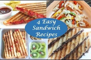 Children's day special Recipes/sandwich recipes/4 easy sandwich recipes/school tiffin recipes
