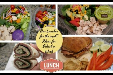 Our Lunches for the week | Easy Lunch Ideas for Work or School