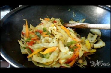 Steamed Cabbage Recipe No Butter No Oil [Cook Cabbage Southern Style ] | Recipes By Chef Ricardo