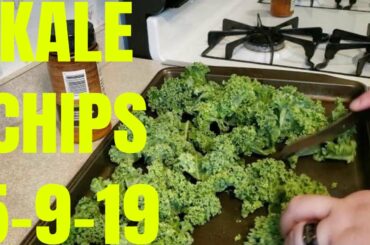 COOKING KALE CHIPS | HEALTHY RECIPES | BECKS CORNER 5-9-19