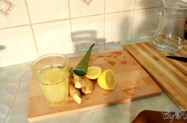 Aloevera Drink For Belly Fat Lemon Honey Ginger Weight Loss (8 Kgs) | Recipes By Chef Ricardo