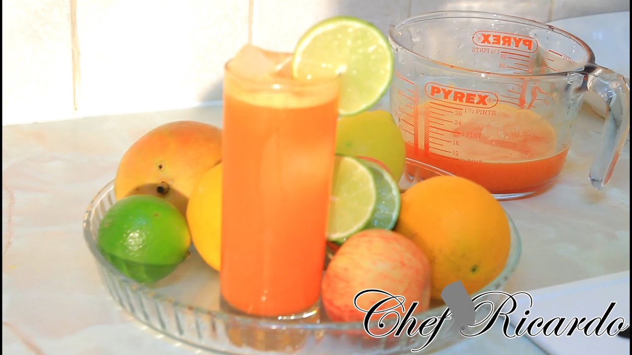 Tangerine & Orange Drink Home-Made & Healthy Recipe | Recipes By Chef Ricardo Tangerine & Orange Drink Home-Made & Healthy Recipe | Recipes By Chef Ricardo