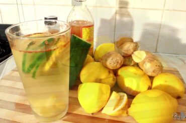 Apple Cider Vinegar Weight Loss Fast With Cinnamon, Ginger And Lemon Juice | Recipes By Chef Ricardo