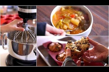 Cozy Day Recipes (Chocolate Chip Banana Bread, Green Chile Stew)