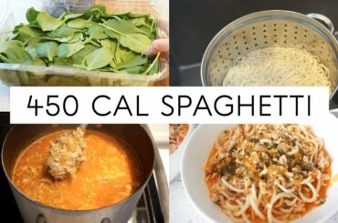 Portuguese Inspired Spaghetti Recipe - 450 Calories!