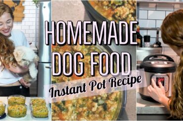 HOMEMADE + HEALTHY DOG FOOD RECIPE- USING THE INSTANT POT| COOKING FOR YOUR DOG 2🐶