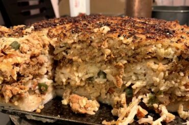 Fusion food ... Chicken Lasagna ... With Poha - Recipe ... healthy