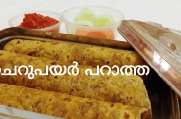 Green Gram Paratha/ചെറുപയർ പറാത്ത - Kids Special Healthy Tiffin/lunch box Recipe(Not Stuffed)