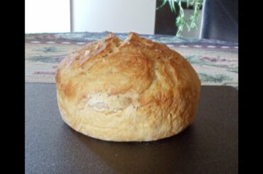Ultimate Introduction to No-Knead Bread (4 Ingredients... No Yeast Proofing... No Mixer)