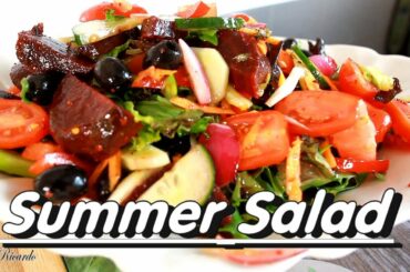 Super- Easy Weight Loss Salad Recipe For Summer Healthy Eating | Chef Ricardo Cooking