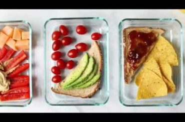 5 Minute Healthy Lunch Ideas