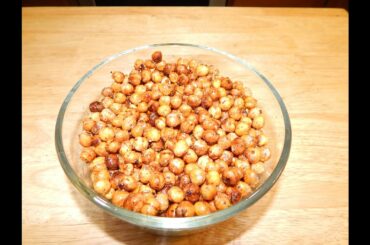 Roasted Chickpeas Recipe - Healthy Snack Recipe
