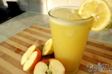 1 Healthy Breakfast apple And Ginger Juice | Recipes By Chef Ricardo