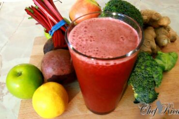 1 Month Weight Loss - Broccoli & Beetroot Drink | Recipes By Chef Ricardo