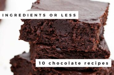 Our top 10 easy healthy gluten-free chocolate recipes (10 ingredients or less)