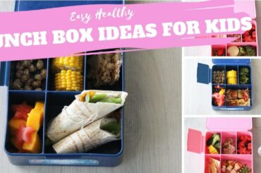 6 EASY HEALTHY LUNCH BOX IDEAS for kids | Healthy mum