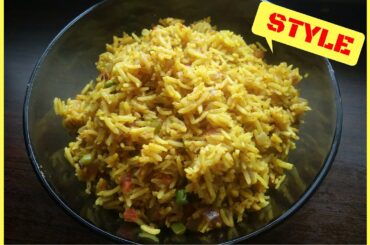 How to cook Brown Rice in Pav Bhaji Style / #Healthy Dinner Ideas #Brown rice