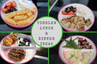TODDLER LUNCH & DINNER IDEAS || WHAT MY FUSSY TODDLER EATS IN A DAY