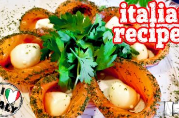 Yummy snacks for lazy | salmon cheese | italian recipes  [ 100% Italy 🍳 🔥!!!