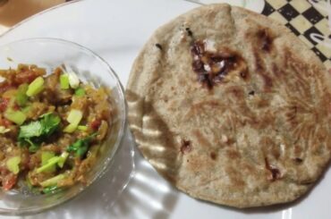 Indian Healthy Dinner Recipe || Baigan Ka Bharta & Bajre Ki Roti Weight loss Recipe || simplify home