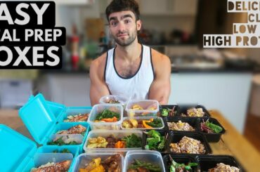 EASY low calorie meal prep boxes | HIGH PROTEIN FAT LOSS MEALS